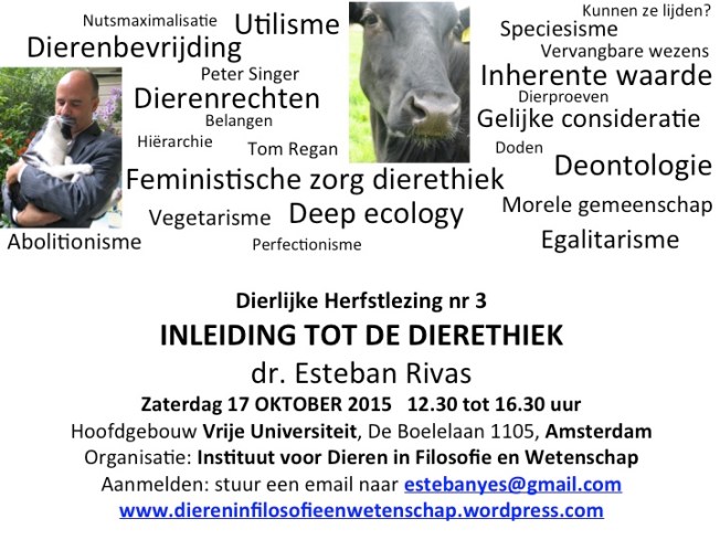 Vignet Inleiding dierethiek 17 oktober 2015