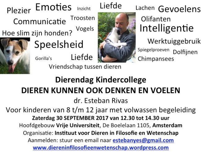 Dierendag Kindercollege 30 september 2017